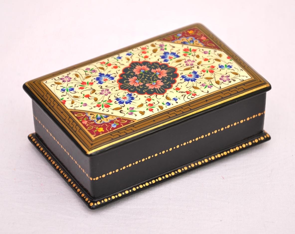 Uzbek lacquer miniature painting